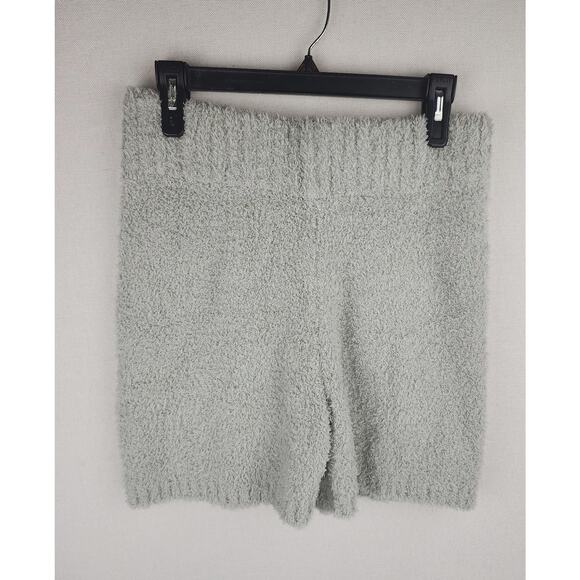 SKIMS Other - Skims Women's L/XL grey fuzzy plush sleep lounge shorts, comfy soft stretchy